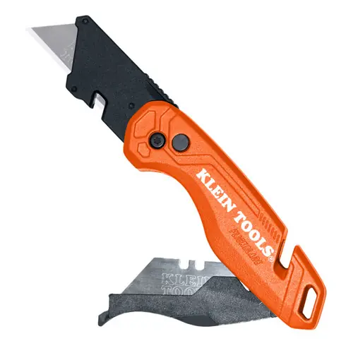 Fresh Stock Klein Tools 44303 Folding Utility Knife With Blade Storage