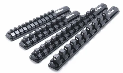 Ko-ken RSAL200-3/8X8 Magnetic Aluminum Rail 3/8 Plastic Clip x 8 pieces 200mm Fan Favorite