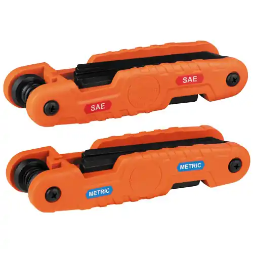 Fast Shipping Klein Tools 70552 Pro Folding Hex Key Set, SAE and Metric