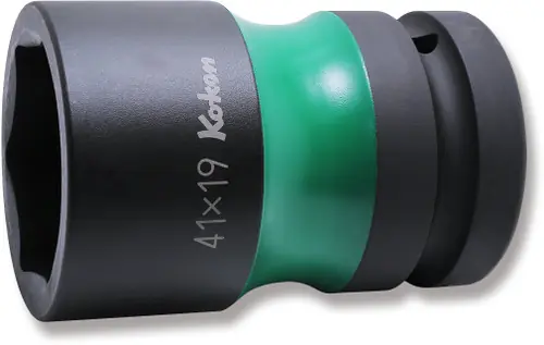 Low Price Ko-ken PW8P-41X19 1 Sq. Dr. Rear Wheel Nut Socket 41 x 19mm Hex x Square 87mm Color coded