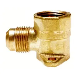 ANDERSON METALS 04090-1008 Drop Elbow, 5/8-in Male Flared x 1/2-in Female NPT, Brass Big Sale