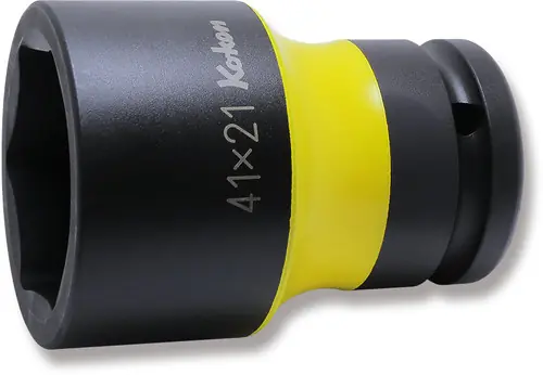 Ko-ken PW6P-41X21 3/4 Sq. Dr. Rear Wheel Nut Socket 41 x 21mm Hex x Square 80mm Color coded Affordable
