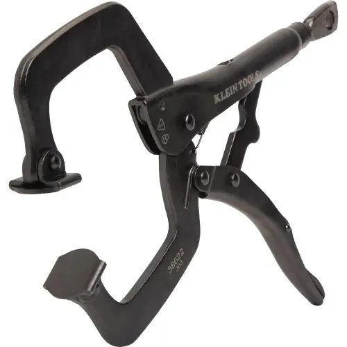 Special Offer Klein Tools 38622 C-Clamp Locking Pliers With Swivel Jaws, 11-Inch