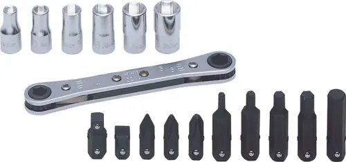 Ko-ken R810D 1/4" Sq. Dr. 17 Piece 6-Point Metric Socket Set 5-10mm Trending