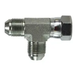 Don't Miss Out Midland Metal 660210 Swivel Run Tee, 5/8-in Male JIC x 5/8-in Female JIC Swivel x 5/8-in Male JIC, Steel