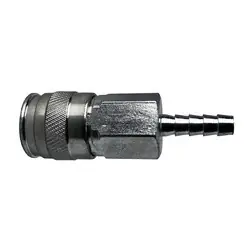 Reduced Price Midland Metal 99870S Universal Hose ID Coupler, 3/8-in Body, 1/4-in Hose Barb, Steel