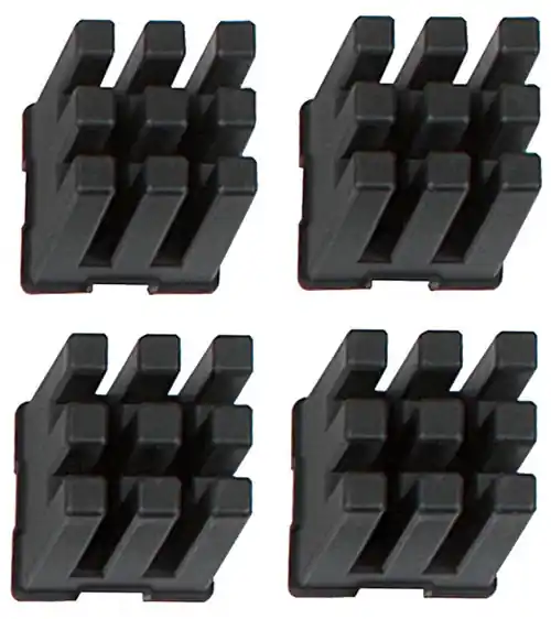 Bessey KP Clamp accessory, for KR3 and KRV Series, KP Blocks (4 per set), 1 Pack Deal