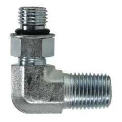 Midland Metal 6806NWO2424 90-deg Elbow, 1-1/2-in Male Adjustable O-Ring Boss x 1-1/2-in Male NPTF, Steel Top Pick