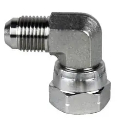 Cheap Midland Metal 7204-06-06 Swivel Elbow, 3/8-in Male JIC x 3/8-in Female BSPP, Steel