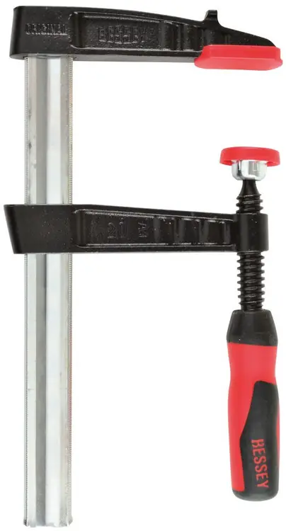 Budget Bessey TGJ2.530+2K Clamp, woodworking, F-style, 2K handle, replaceable pads, 2.5 In. x 30 In., 600 lb, 10 Pack