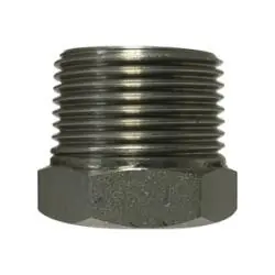 Flash Sale Midland Metal 63528B1 Barstock Hex Bushing, 2 in MPT x 3/4 in FPT, Stainless Steel, 1000/3000 lb