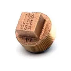 Buy Today Midland Metal 44659LFUSA Cored Square Head Plug, 2-1/2-in Male NPT, Lead-Free Bronze