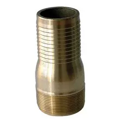 Limited Time Buchanan Rubber CNT-250-B Combination Nipple, 2-1/2 in Hose Barbed x 2-1/2 in MPT, Brass