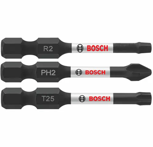 Bosch ITV203 3 pc. Impact Tough 2 In. Screwdriving Bit Set (3 Pack) Genuine