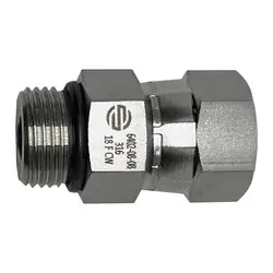 Buy Online STAINLESS ADAPTERS SS6402-32-32 Swivel Adapter, 2-in Male O-Ring Boss x 2-in Female JIC Swivel, Stainless Steel