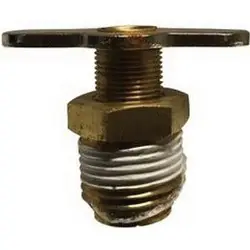 Trending Midland Metal 46085B Radiator Type External Seat Drain Cock, 1/8 in Nominal Pipe, MPT, Brass Body