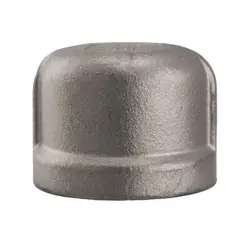 Midland Metal 62480MS SP-114 Cap, 3-in Female NPT, 304 Stainless Steel Direct From Factory