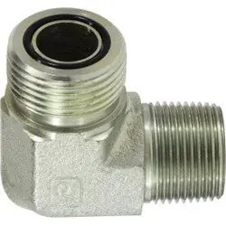 Midland Metal FS25011612 90 deg Elbow, 1-7/16 in Male ORFS x 3/4 in MIP, Steel Hassle-Free Returns