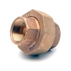 Midland Metal 44602LFUSA Standard Union, 3/8-in Female NPT x 3/8-in Female NPT, Lead-Free Bronze Top Pick