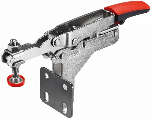 Premium Bessey STC-HA20 Auto adjust toggle clamp, horizontal low profile, vertical flanged base, 6 Pack
