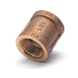 In Demand Midland Metal 44415LFUSA Coupling, 1-in Female NPT x 1-in Female NPT, Lead-Free Bronze