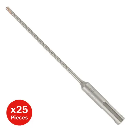 Bosch HC4C2001B25 5/32 In. x 4 In. x 6 In. SDS-plus Bulldog Tough Rotary Hammer Bit - 25 Pack (25 Pack) Price Drop