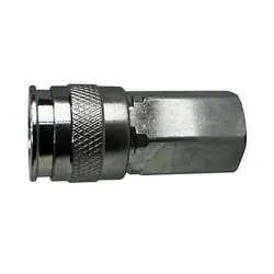 Midland Metal 99869S Universal Female Coupler, 3/8-in Body, 3/8-in Female NPT, Steel Brand New