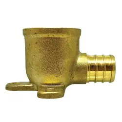 Midland Metal 35096 90-deg Drop Ear Elbow, 3/4-in PEX x 3/4-in Female NPTF, Lead-Free Brass Price Cut