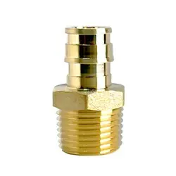 Free Returns Midland Metal 38080CE Cold Expansion Male Adapter, 3/4-in Cold-Expansion PEX x 3/4-in Male NPTF, Lead-Free Brass