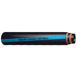 Buchanan Rubber MXS Series MXS-088 Marine Exhaust Softwall Hose, 100 ft L, Rubber Tube, Black/Blue Limited Time