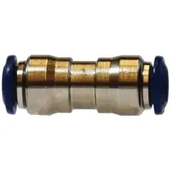 Midland Metal 20024NA Reducing Connector, 1/2-in Push-to-Connect x 3/8-in Push-to-Connect, Brass, Nickel-Plated Reduced Price