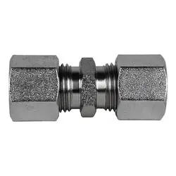 Midland Metal D2403-L12-L10 Straight Union, L12 Metric Bite Type x L10 Metric Bite Type, Steel Don't Miss Out