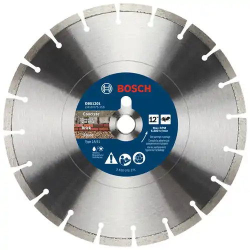 Exclusive Offer Bosch DBS1201 12 In. Segmented Rim Blade for Rough Cuts