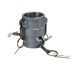 Budget Midland Metal E-DD-2020-A Economy Series Type DD Cam and Groove Spool Coupler, 2-in x 2-in Type DD, Aluminum