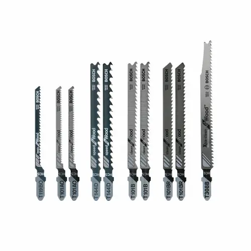 Must Have Bosch T10RC 10 pc. T-Shank Jig Saw Blade Set for Extra-Clean Wood Cutting (10 Pack)