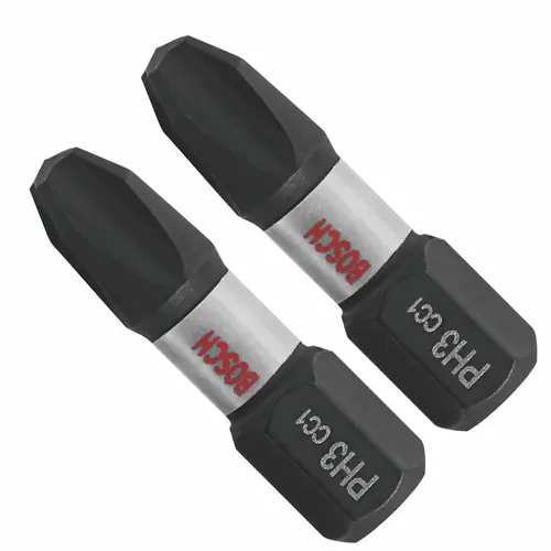 Bosch ITDPH3102 2 pc. Driven 1 In. Impact Phillips 3 Insert Bits (2 Pack) Save Now