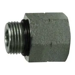Instant Buy Midland Metal 6410O1610 Reducer/Expander, 1-in Male O-Ring Boss x 5/8-in Female O-Ring Boss, Steel