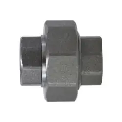 High Quality Midland Metal 101603 Union, 1/2-in Female NPT x 1/2-in Female NPT, Steel, 3000 lb