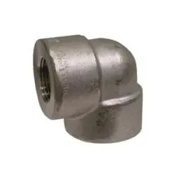 Crafted Midland Metal 103105 90 deg Elbow, 1 in Threaded x 1 in Threaded, Stainless Steel, 3000 lb