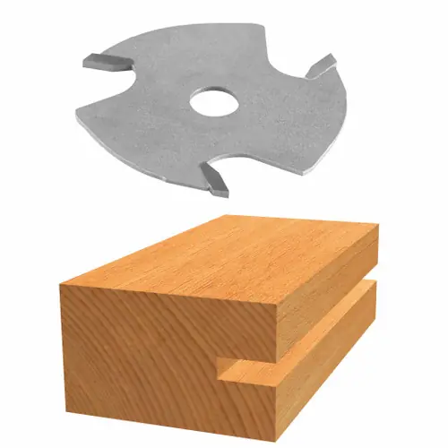 Bosch 85527M 5/64 In. Carbide Tipped 3-Wing Slotting Cutter Bit Luxury