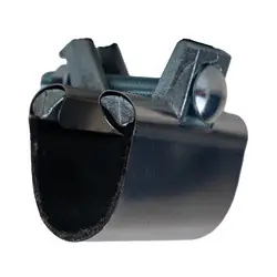 Professional Grade Midland Metal R30100 1-Bolt Patch Clamp, 1 in, 301 Stainless Steel, 3-in L
