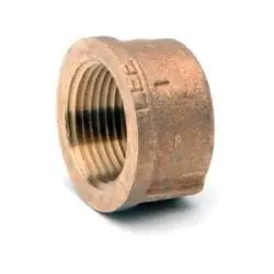 One Day Deal Midland Metal 44478LFUSA Cap, 2-in Female NPT, Lead-Free Bronze
