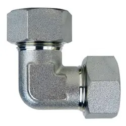 Holiday Sale Midland Metal D2500-L18-L18 90-deg Elbow with Cutting Ring and Nut, L18 Metric Bite Type x L18 Metric Bite Type