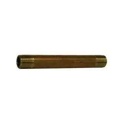 Special Discount Midland Metal 42009 Nipple, 1/8 in MPT x 1/8 in MPT, 5 in, Brass