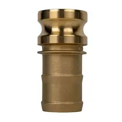 Time-Limited Midland Metal E-CGE-300-B1 Economy Series Type E Cam and Groove Adapter, 3-in Male Adapter x 3-in Hose Shank, Brass