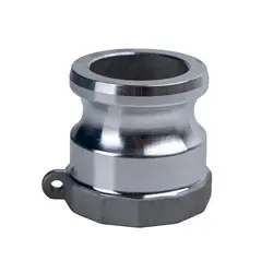 Premium Midland Metal E-CGA-300-A1 Economy Series Type A Cam and Groove Adapter, 3-in Male Adapter x 3-in Female NPT, Aluminum