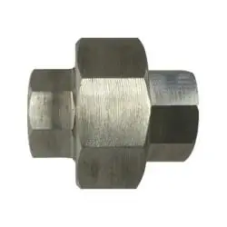 Crafted Midland Metal 63604B1 Barstock Union, 3/4 in FPT x 3/4 in FPT, Stainless Steel, 1000 lb
