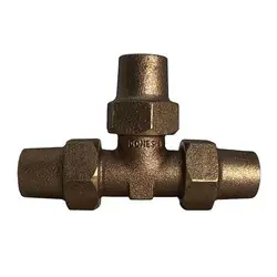 Brand New Midland Metal 964121212FLLF Pack Joint Union Tee, 3/4-in Flare x 3/4-in Flare x 3/4-in Flare, Lead-Free Bronze