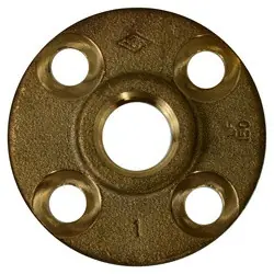 Budget Midland Metal 44797LFUSA Companion Flange, 3-in Threaded, Lead-Free Brass
