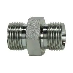 Grab Now Midland Metal 9022-12-08 Hex Nipple, 3/4-in Male BSPP x 1/2-in Male BSPP, Steel